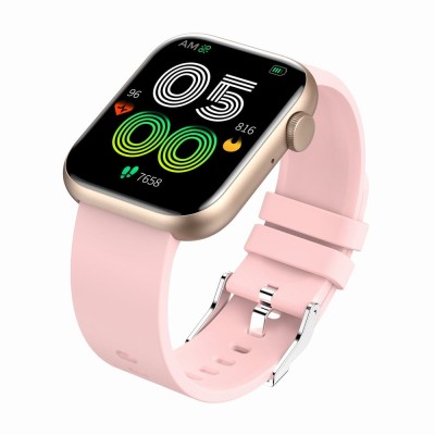 Smartwatch Damski Gravity GT3-1 na pasku gumowym w kolorze Różowy/Różowy o szerokości 22mm