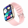 Smartwatch Damski Gravity GT3-1 na pasku gumowym w kolorze Różowy/Różowy o szerokości 22mm