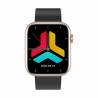 Smartwatch Damski Gravity GT3-2 na pasku gumowym w kolorze Różowy/Czarny o szerokości 22mm