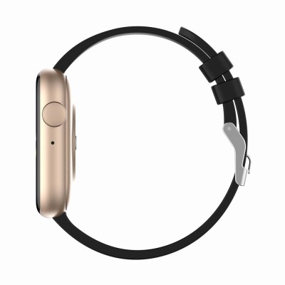 Smartwatch Damski Gravity GT3-2 na pasku gumowym w kolorze Czarny/Czarny o szerokości 22mm
