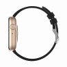 Smartwatch Damski Gravity GT3-2 na pasku gumowym w kolorze Czarny/Czarny o szerokości 22mm