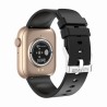 Smartwatch Damski Gravity GT3-2 na pasku gumowym w kolorze Czarny/Czarny o szerokości 22mm