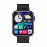 Smartwatch Damski Gravity GT3-3 na pasku gumowym w kolorze Czarny/Czarny o szerokości 22mm