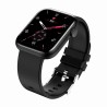 Smartwatch Damski Gravity GT3-3 na pasku gumowym w kolorze Czarny/Czarny o szerokości 22mm