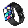 Smartwatch Damski Gravity GT3-3 na pasku gumowym w kolorze Czarny/Czarny o szerokości 22mm