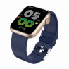 Smartwatch Damski Gravity GT3-4 na pasku gumowym w kolorze Różowy/Granatowy o szerokości 22mm