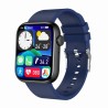 Smartwatch Damski Gravity GT3-5 na pasku gumowym w kolorze Czarny/Granatowy o szerokości 22mm