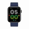 Smartwatch Damski Gravity GT3-5 na pasku gumowym w kolorze Czarny/Granatowy o szerokości 22mm