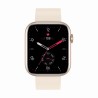 Smartwatch Damski Gravity GT3-6 na pasku gumowym w kolorze Różowy/Beżowy o szerokości 22mm
