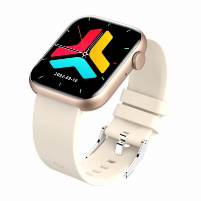 Smartwatch Damski Gravity GT3-6 na pasku gumowym w kolorze Różowy/Beżowy o szerokości 22mm