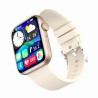 Smartwatch Damski Gravity GT3-6 na pasku gumowym w kolorze Różowy/Beżowy o szerokości 22mm