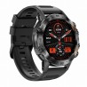 Smartwatch Męski Gravity GT9-1 na pasku gumowym w kolorze Czarny/Czarny o szerokości 22mm