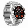 Smartwatch Męski Gravity GT9-3 na bransolecie stalowej w kolorze Srebrny/Srebrny o szerokości 22mm