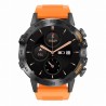 Smartwatch Męski Gravity GT9-4 na pasku gumowym w kolorze Czarny/Pomarańczowy o szerokości 22mm