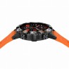 Smartwatch Męski Gravity GT9-4 na pasku gumowym w kolorze Czarny/Pomarańczowy o szerokości 22mm