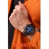 Smartwatch Męski Gravity GT9-5  w kolorze Czarny/Czarny o szerokości 22mm