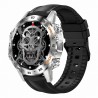 Smartwatch Męski Gravity GT9-6  w kolorze Srebrny/Czarny o szerokości 22mm