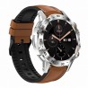 Smartwatch Męski Gravity GT9-8  w kolorze Srebrny/Brązowy o szerokości 22mm