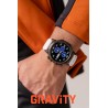 Smartwatch Męski Gravity GT9-10 na pasku gumowym w kolorze Czarny/Biały o szerokości 22mm