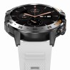 Smartwatch Męski Gravity GT9-10 na pasku gumowym w kolorze Czarny/Biały o szerokości 22mm