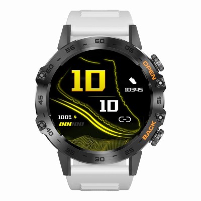 Smartwatch Męski Gravity GT9-10 na pasku gumowym w kolorze Czarny/Biały o szerokości 22mm