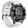 Smartwatch Męski Gravity GT9-10 na pasku gumowym w kolorze Czarny/Biały o szerokości 22mm