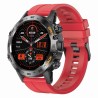 Smartwatch Męski Gravity GT9-11 na pasku gumowym w kolorze Czarny/Czerwony o szerokości 22mm