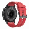 Smartwatch Męski Gravity GT9-11 na pasku gumowym w kolorze Czarny/Czerwony o szerokości 22mm
