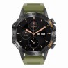 Smartwatch Męski Gravity GT9-12 na pasku gumowym w kolorze Czarny/Khaki o szerokości 22mm
