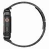 Smartwatch Męski Gravity GT6-2 na bransolecie stalowej w kolorze Czarny/Czarny o szerokości 22mm