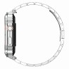 Smartwatch Męski Gravity GT6-7 na bransolecie stalowej w kolorze Srebrny/Srebrny o szerokości 22mm