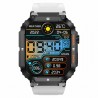 Smartwatch Męski Gravity GT6-8 na pasku gumowym w kolorze Czarny/Biały o szerokości 22mm