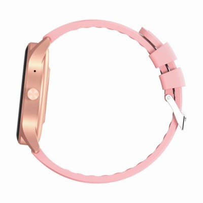 Smartwatch Damski Gravity GT2-1 na pasku gumowym w kolorze Różowy/Różowy o szerokości 22mm