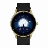 Smartwatch Damski Gravity GT2-3 na pasku gumowym w kolorze Złoty/Czarny o szerokości 22mm