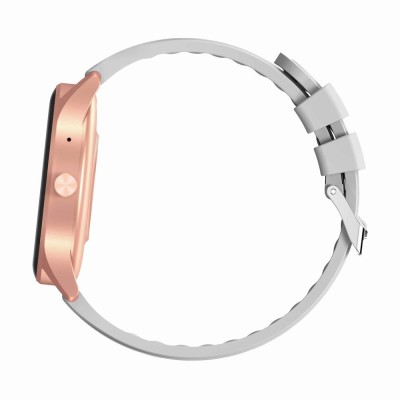 Smartwatch Damski Gravity GT2-5 na pasku gumowym w kolorze Różowy/Szary o szerokości 22mm