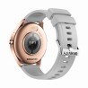 Smartwatch Damski Gravity GT2-5 na pasku gumowym w kolorze Różowy/Szary o szerokości 22mm