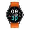 Smartwatch Damski Gravity GT2-9 na pasku gumowym w kolorze Czarny/Pomarańczowy o szerokości 22mm