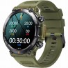 Smartwatch Męski Gravity GT7-3 PRO na pasku gumowym w kolorze Khaki/Khaki o szerokości 22mm