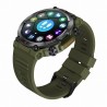 Smartwatch Męski Gravity GT7-3 PRO na pasku gumowym w kolorze Khaki/Khaki o szerokości 22mm
