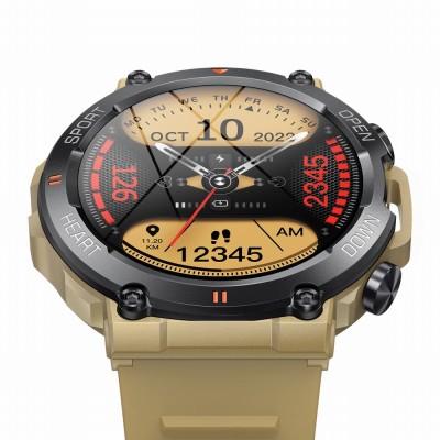 Smartwatch Męski Gravity GT7-4 PRO na pasku gumowym w kolorze Szary/Szary o szerokości 22mm