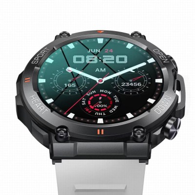 Smartwatch Damski Gravity GT7-6 PRO na pasku gumowym w kolorze Czarny/Biały o szerokości 22mm