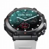 Smartwatch Damski Gravity GT7-6 PRO na pasku gumowym w kolorze Czarny/Biały o szerokości 22mm