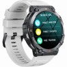 Smartwatch Damski Gravity GT7-6 PRO na pasku gumowym w kolorze Czarny/Biały o szerokości 22mm