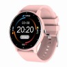 Smartwatch Damski Gravity GT1-1 na pasku gumowym w kolorze Różowy/Różowy o szerokości 22mm