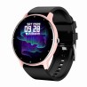 Smartwatch Damski Gravity GT1-2 na pasku gumowym w kolorze Różowy/Czarny o szerokości 22mm