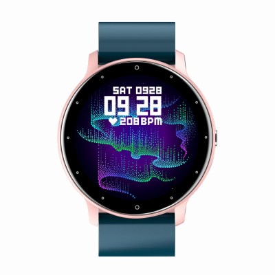 Smartwatch Damski Gravity GT1-4 na pasku gumowym w kolorze Różowy/Granatowy o szerokości 22mm