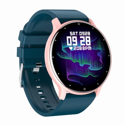 Smartwatch Damski Gravity GT1-4 na pasku gumowym w kolorze Różowy/Granatowy o szerokości 22mm
