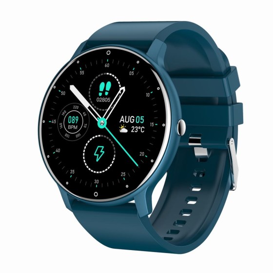 Smartwatch Męski Gravity GT1-5 na pasku gumowym w kolorze Granatowy/Granatowy o szerokości 22mm Smartwatch Męski Gravity GT1-5 na pasku gumowym w kolorze Granatowy/Granatowy o szerokości 22mm