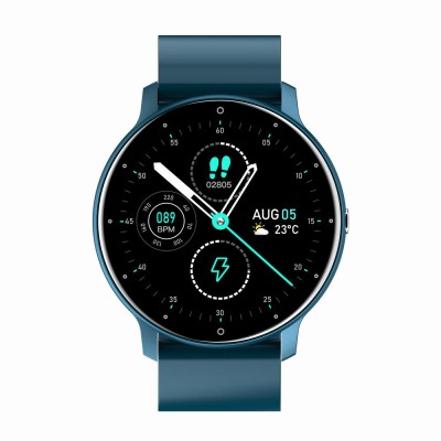 Smartwatch Męski Gravity GT1-5 na pasku gumowym w kolorze Granatowy/Granatowy o szerokości 22mm
