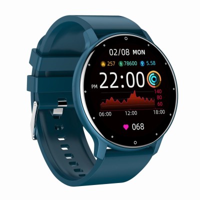Smartwatch Męski Gravity GT1-5 na pasku gumowym w kolorze Granatowy/Granatowy o szerokości 22mm